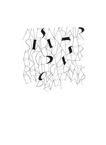 freie Kalligrafie Serie "Gedanken"